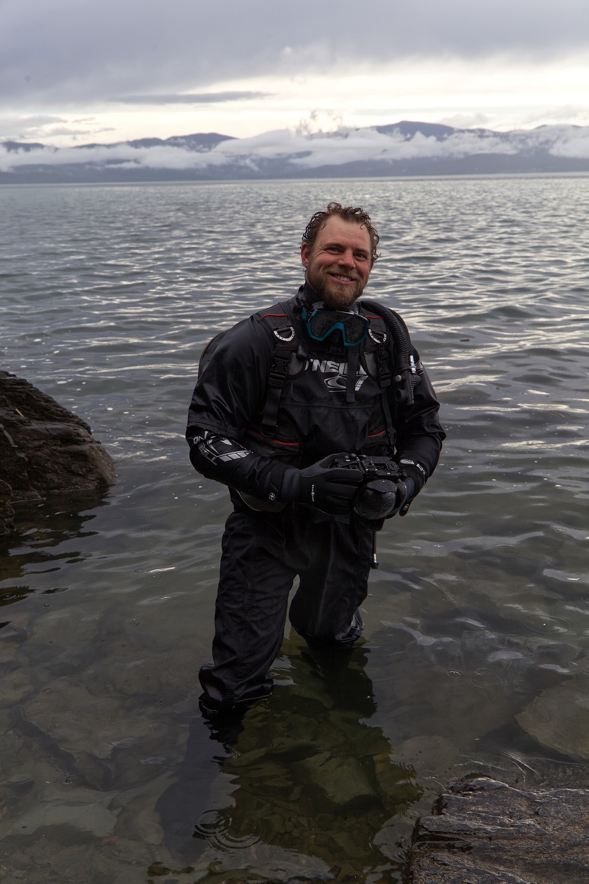 Diver Kyren Zimmerman is exploring the depths of Flathead Lake. (Courtesy photo)