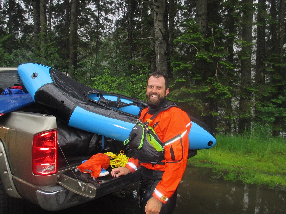 JT Sohr, a U.S. Forest Service firefighter, assisted a Whitefish man who accidentally drove his car into the Lochsa River in Idaho last week. (Photo by Idaho County Sheriff's Office)