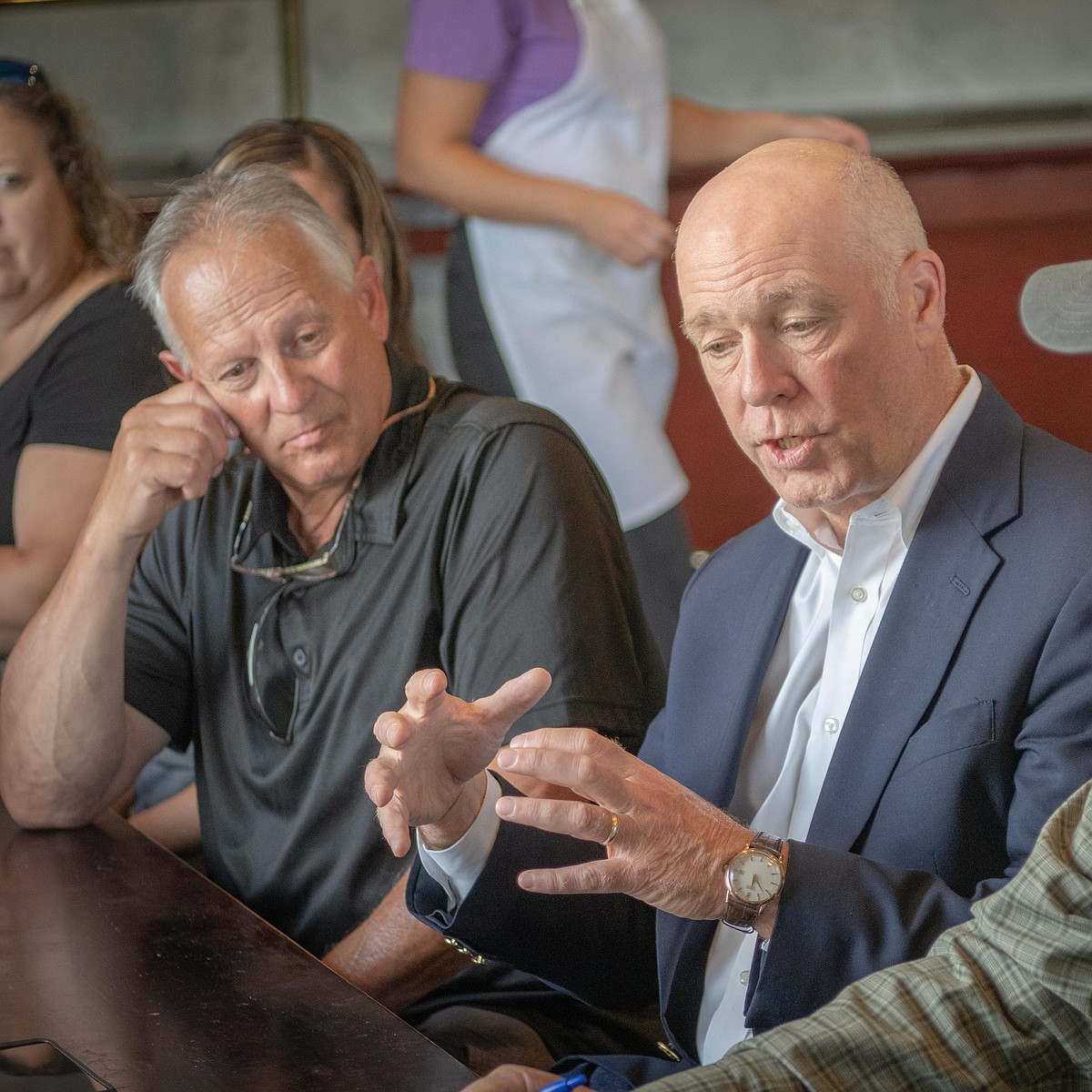 Rowan Sanders Gianforte touts successes, gathers feedback at Plains stop | Valley ...