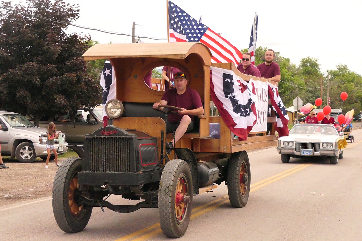 A 1916 Packard truck was part of the car show and parade during this past weekend's Homesteader Days in Hot Springs. (Chuck Bandel/VP-MI)