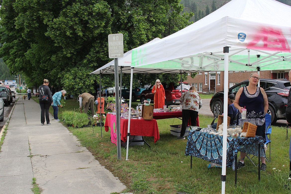 The Superior Farmers Market is each Saturday from 9 to noon and started out with 10 vendors, but more will be added as will the variety of fruits, vegetables and flowers as summer progresses.