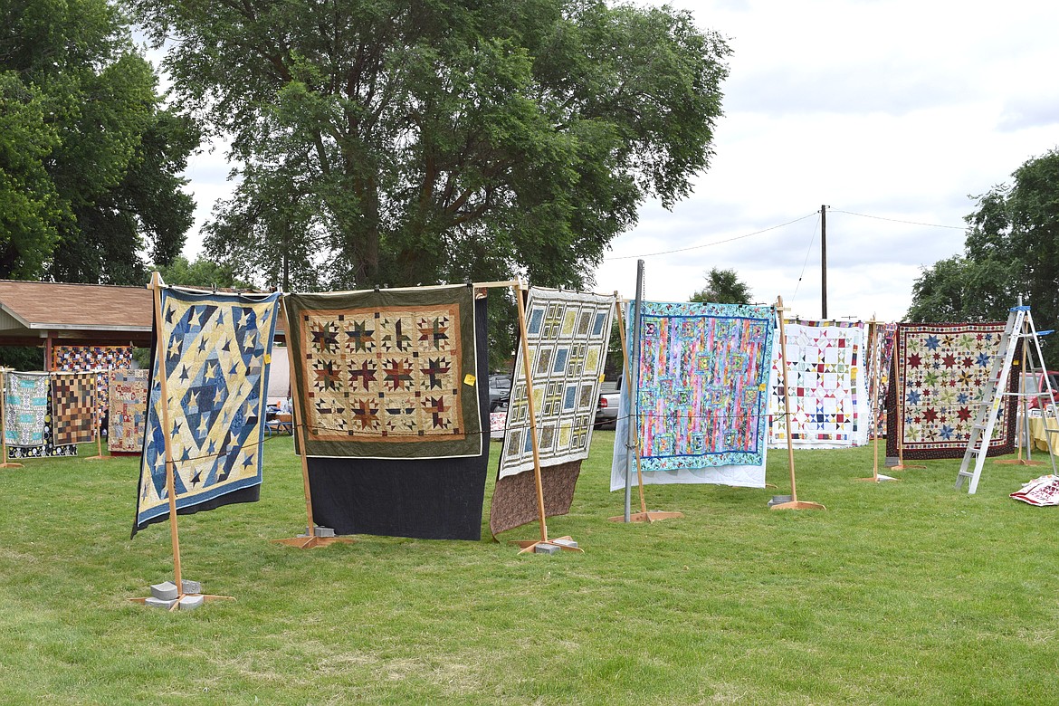 In addition to the cars, Wilson Creek’s Little Big Show included a quilt show at the town park.