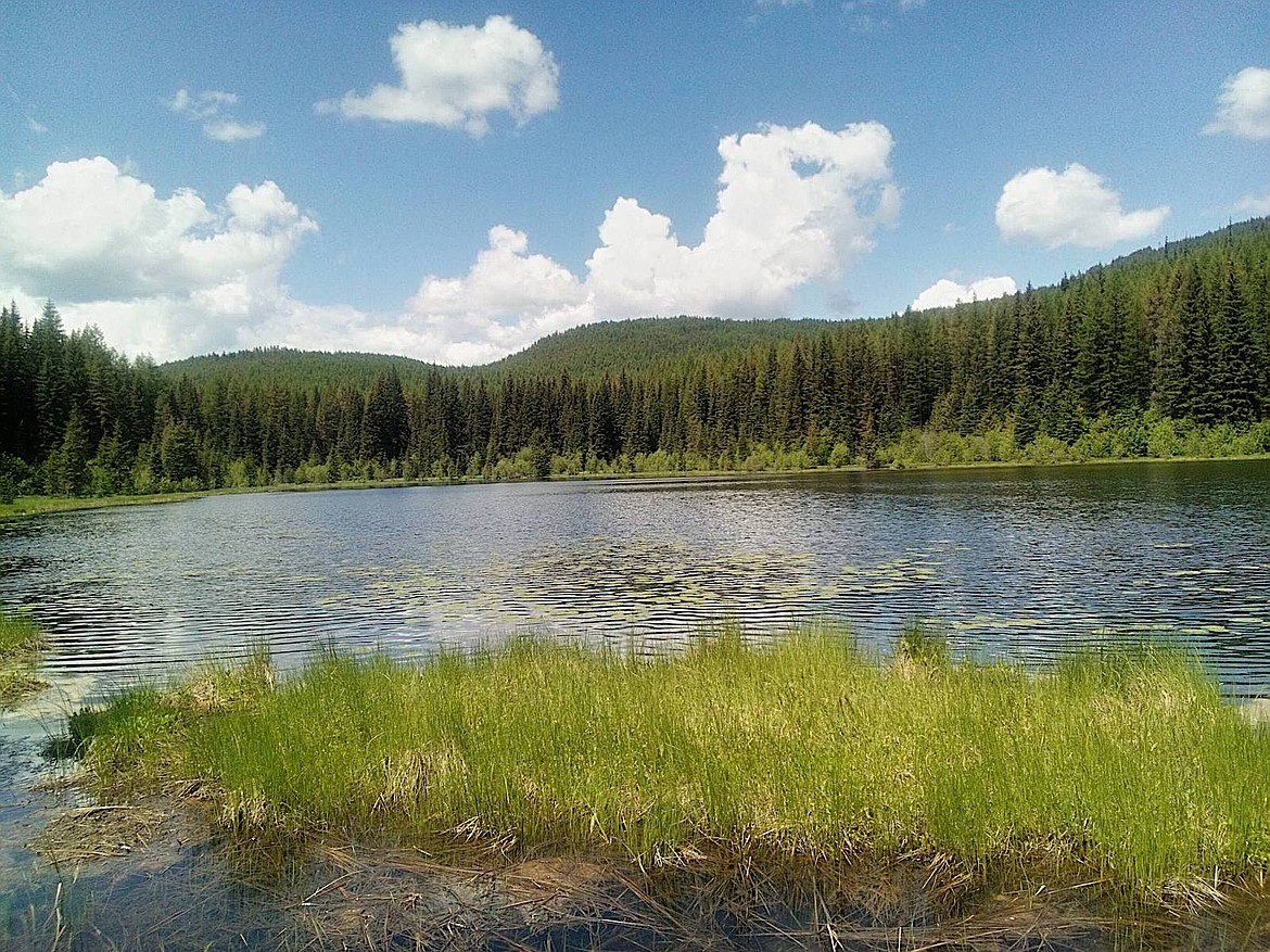 There are many Rainbow Lakes, including multiple locations in northwest Montana. But this one is located halfway between Turner Mountain and Flatiron Mountain. (Scott Shindledecker/The Western News)
