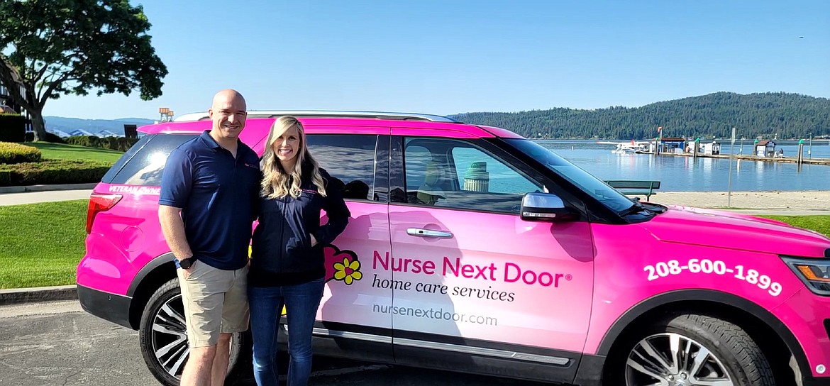 Nurse Next Door franchise owner Douglas Holcomb and his wife, Jeannay.