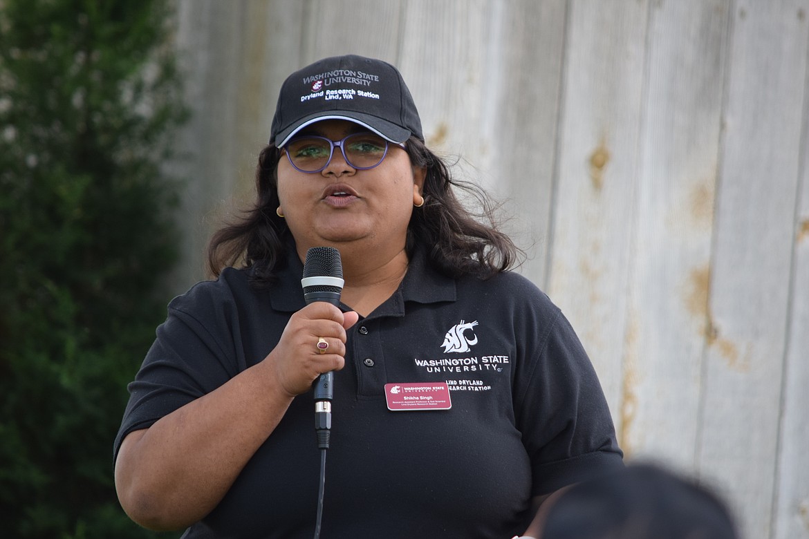 Shikha Singh is a soil scientist at WSU’s Lind Dryland Research Station who specializes in soil health.