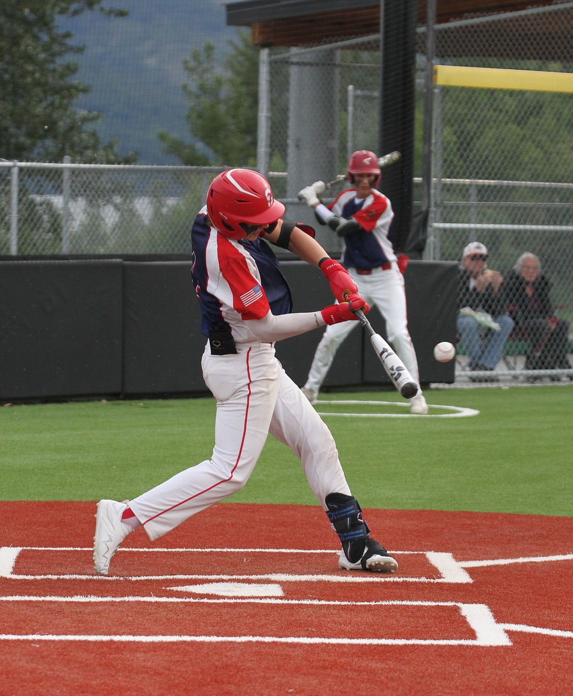 Jorden Tyler singles on a line drive to center field.