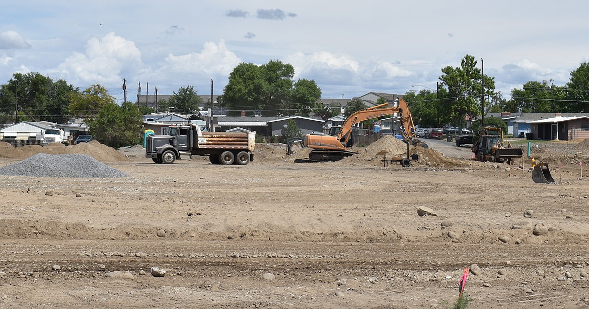 Excavation is underway for The Place at Knolls Vista, a new housing development in the heart of Moses Lake.