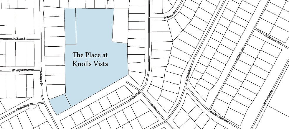 The Place at Knolls Vista is located in the middle of a central neighborhood of Moses Lake.