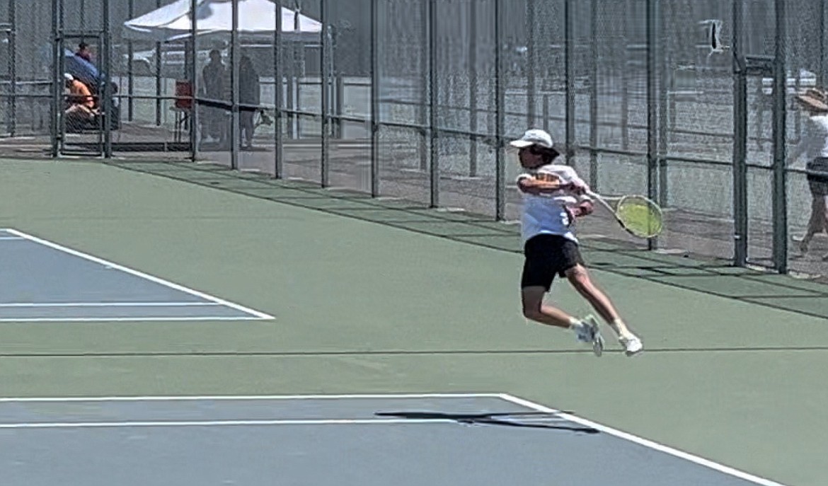 Moses Lake junior Marwan Warnick placed seventh at this year’s 4A Boys State Tennis Singles tournament in Seattle after becoming Moses Lake’s first boys singles district champion.