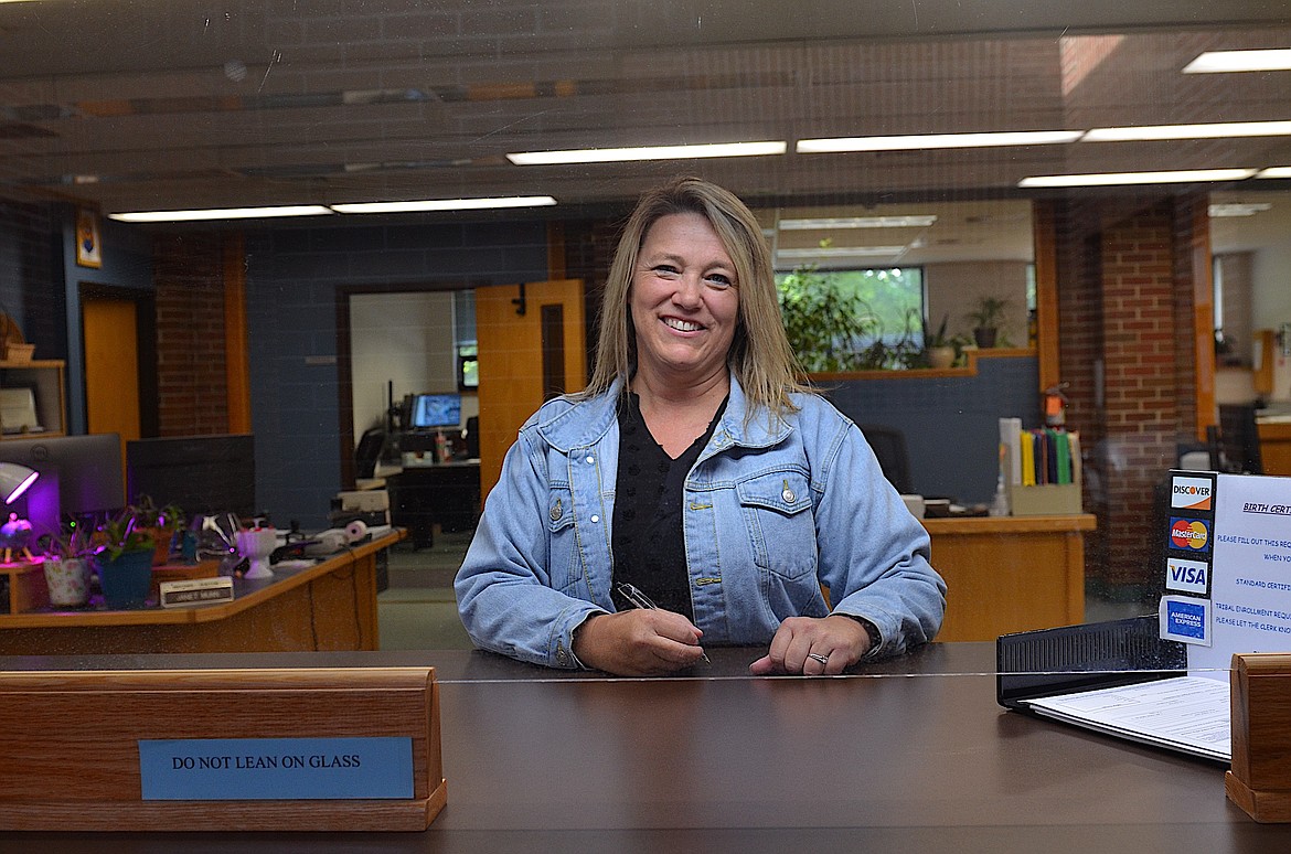 Kendra Steele of Polson was recently appointed by the county commissioners to take over as Lake County's new clerk and recorder. (Kristi Niemeyer/Leader)