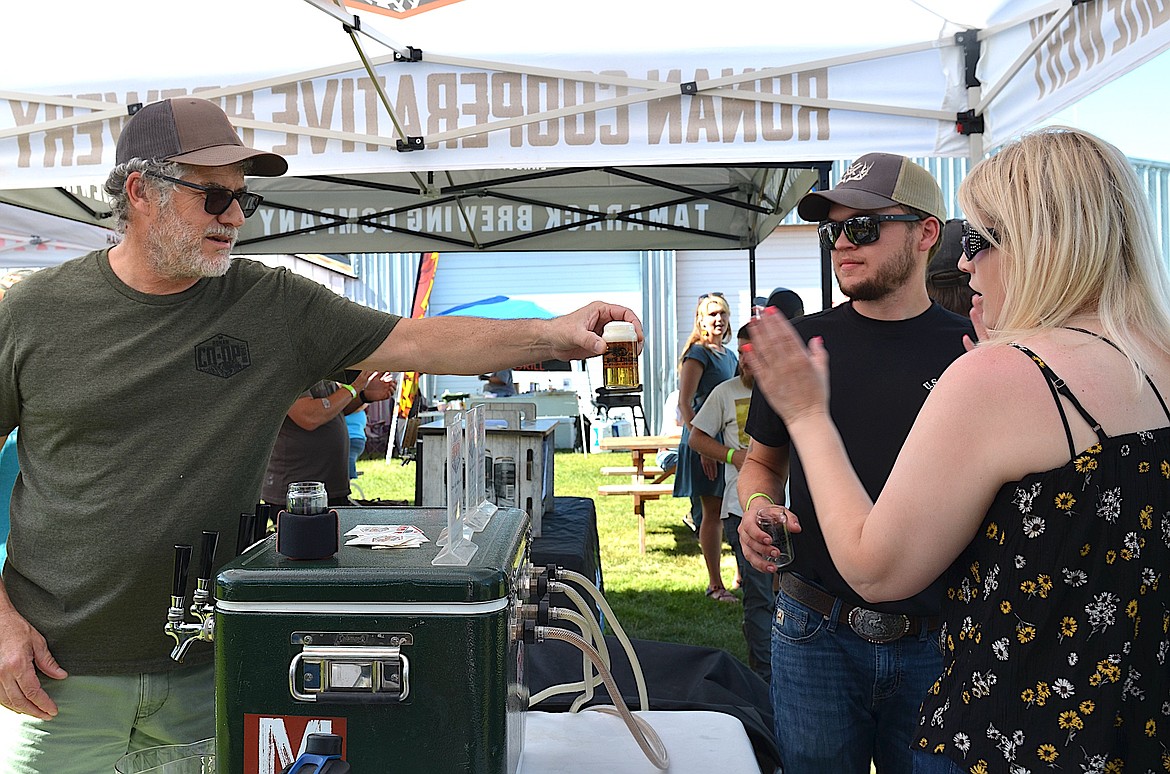 The Ronan Cooperative Brewery was the hometown favorite, claiming People's Choice at the inaugural Summer Solstice Brewfest. (Kristi Niemeyer/Leader)