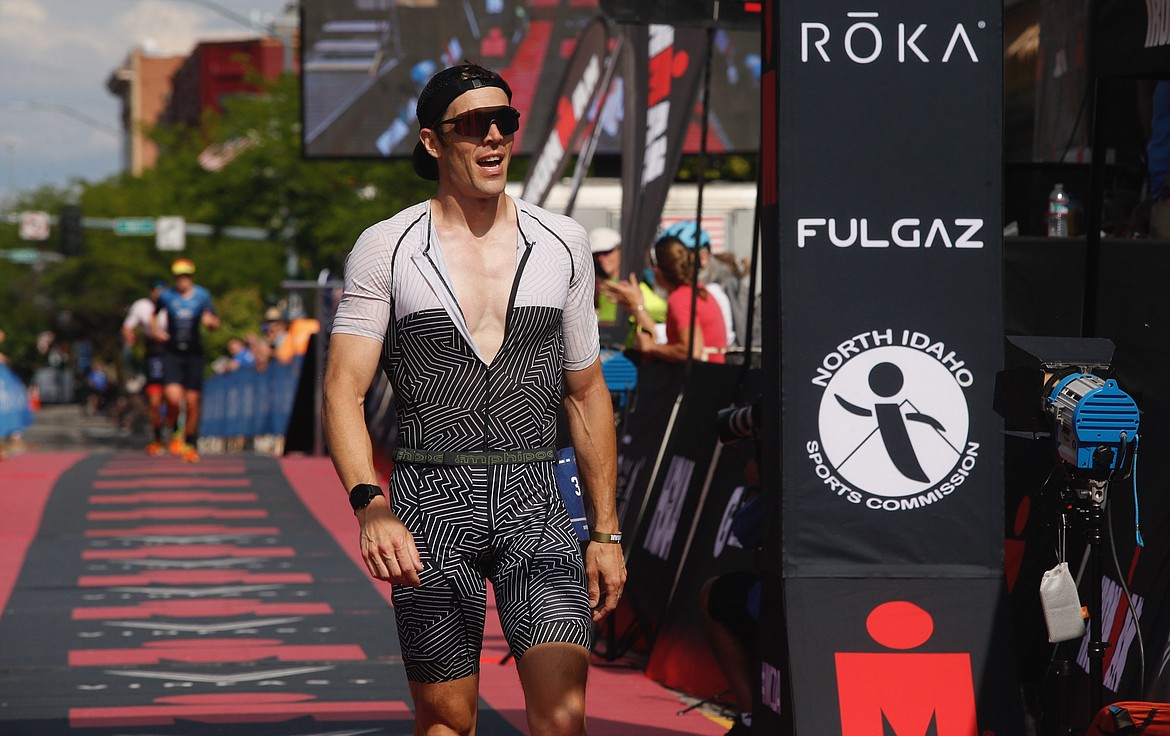 Scott Voyles of Post Falls was the top local Ironman finisher.