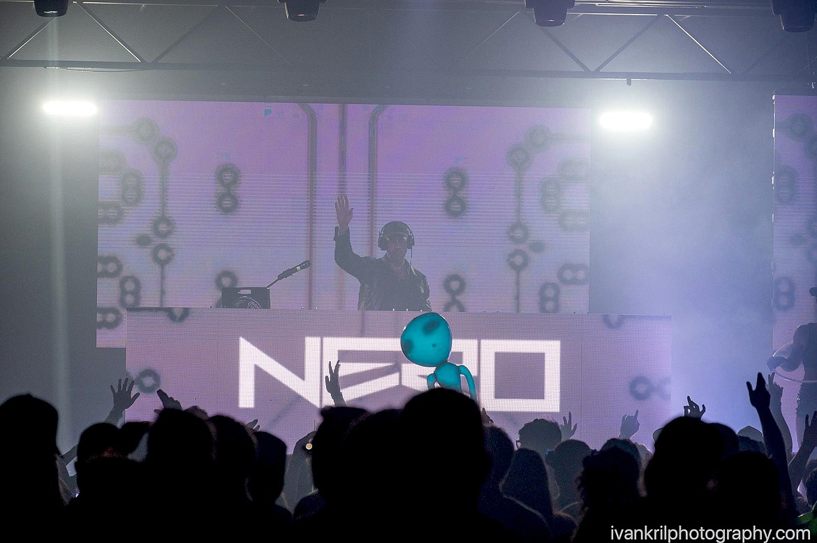 Grammy Award-winning dubstep act Nero performs at the Area 406 Music Festival in 2021. (Provided photo)