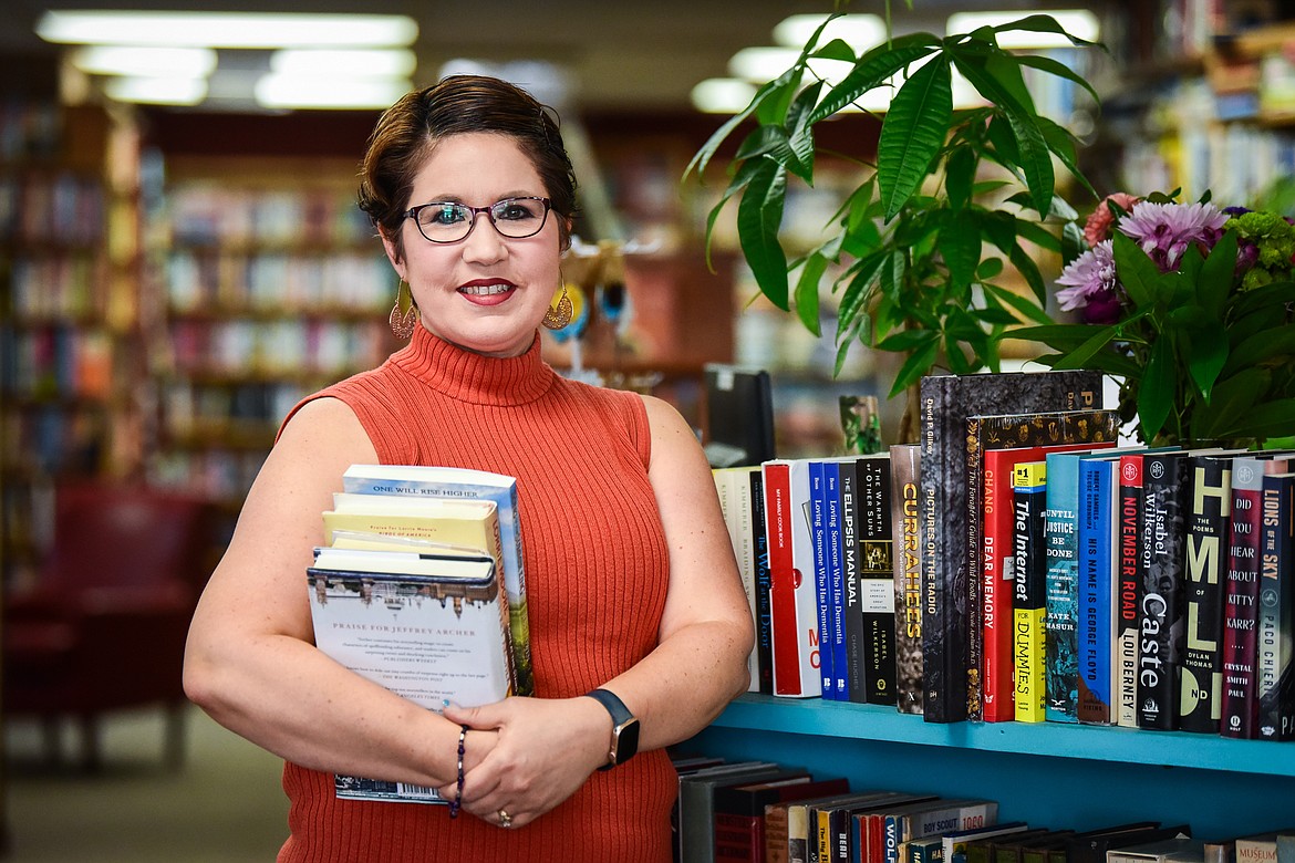 New owner Stephanie Pius at The Bookshelf in Kalispell on Tuesday, June 27. (Casey Kreider/Daily Inter Lake)