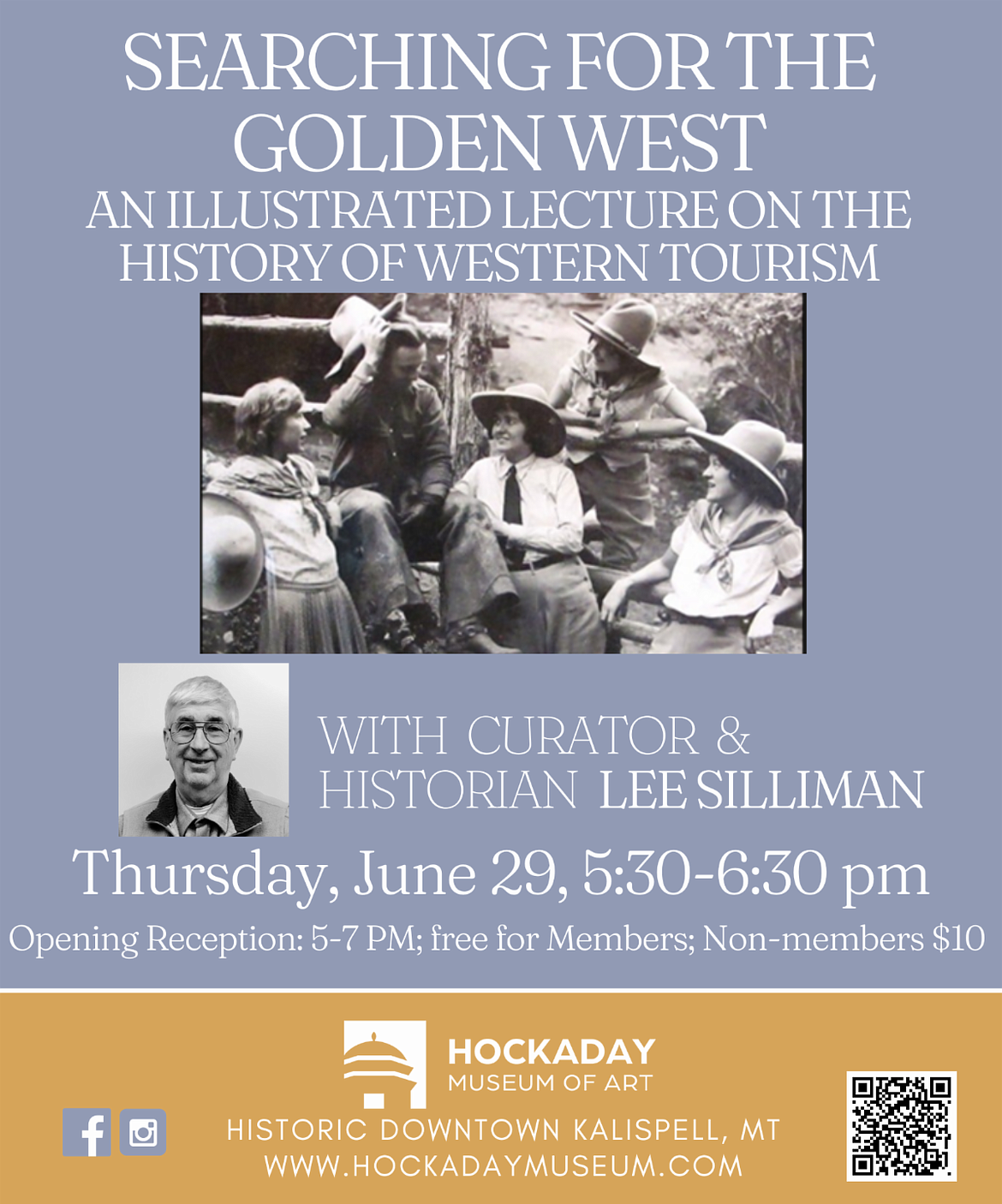 Historian Lee Silliman will lecture on the history of western tourism at the Hockaday Museum of Art in conjunction with a curated exhibit. (Courtesy image)