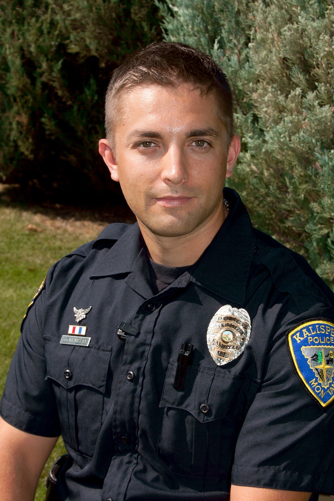 Capt. Jordan Venezio will serve as the next chief of the Kalispell Police Department. (Courtesy photo)