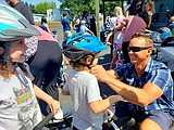 Hayden gears up for safe summer cycling