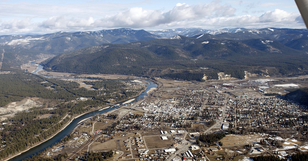 The town of Libby Mont., is shown Feb. 17, 2010. A major U.S. railroad found partially liable for asbestos contamination that’s killed hundreds of people in a Montana town is trying to convince a federal jury a local clinic submitted hundreds of asbestos claims for people who weren’t sick. (AP Photo/Rick Bowmer, File)