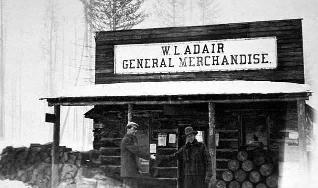 Adair’s Store when it was in Sullivan Meadow (Photo provided)