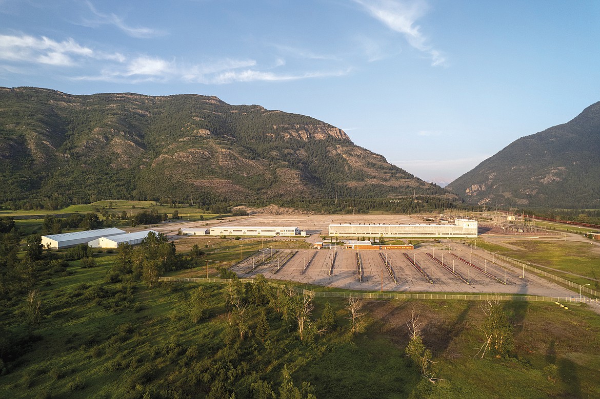 An aerial view of the CFAC site.