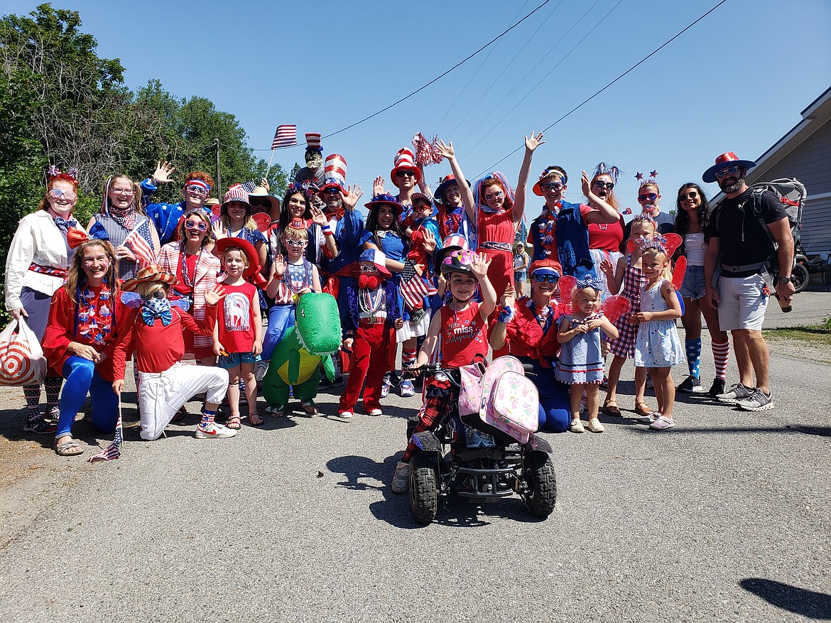 The Sturm family participates in the Spirit Lake Fourth of July parade every year in a family tradition since 2014.