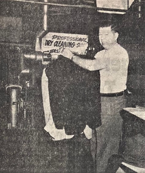 Paul Sand after the 1963 purchase of French Cleaners.