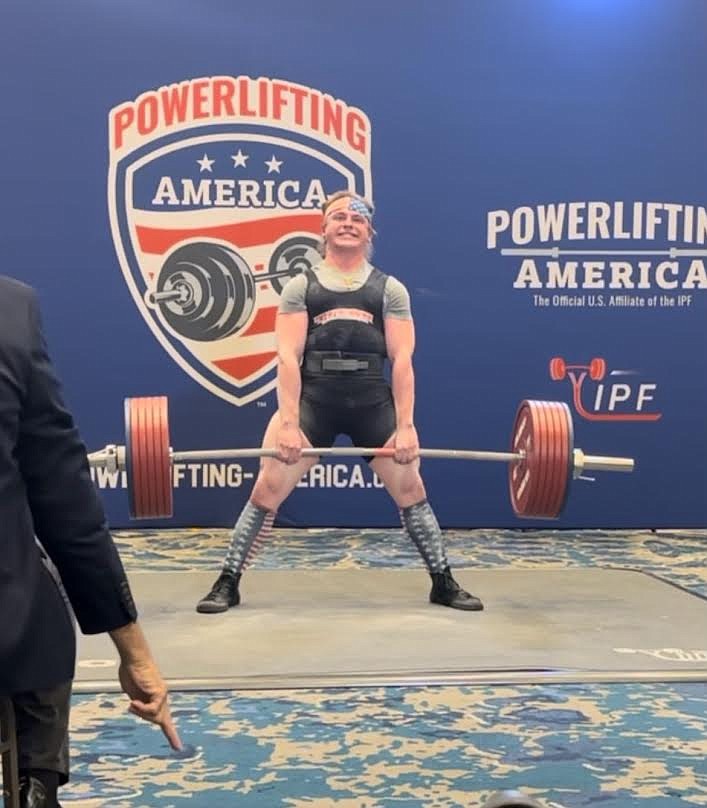 Courtesy photo
Connor Heim makes an attempt in the deadlift during the Masters National Championship in Scottsdale, Ariz., on June 2.