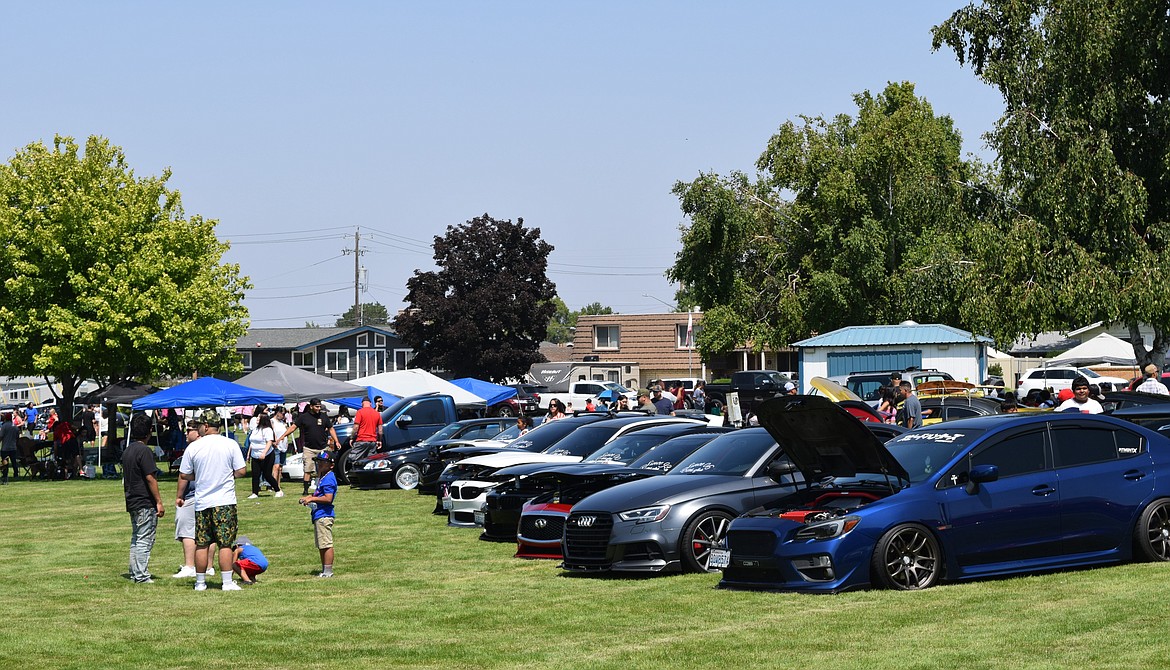 The Fourth of July Car Show in Lions Park showcased a variety of vehicles for eventgoers to look at, which were eventually judged. 25 trophies were awarded in total.