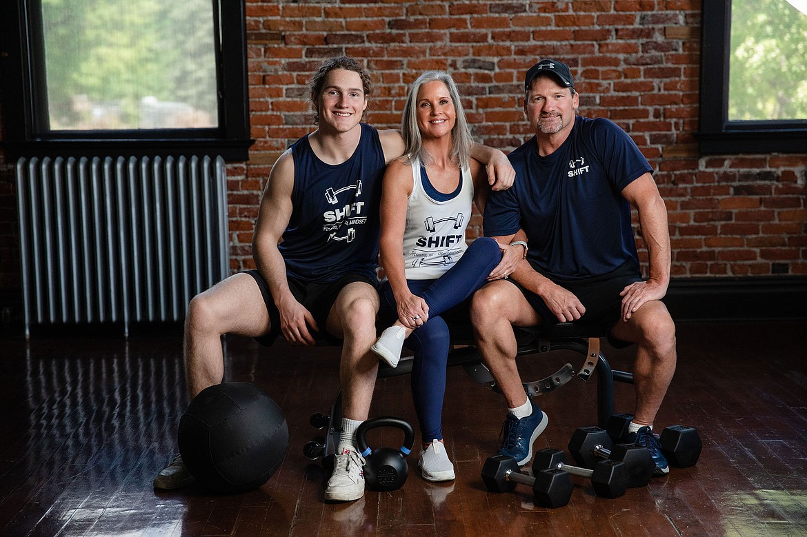 Shift Fitness from left: Jacob Smith, nutritionist; and Jodi Smith and Wes Smith, owners.