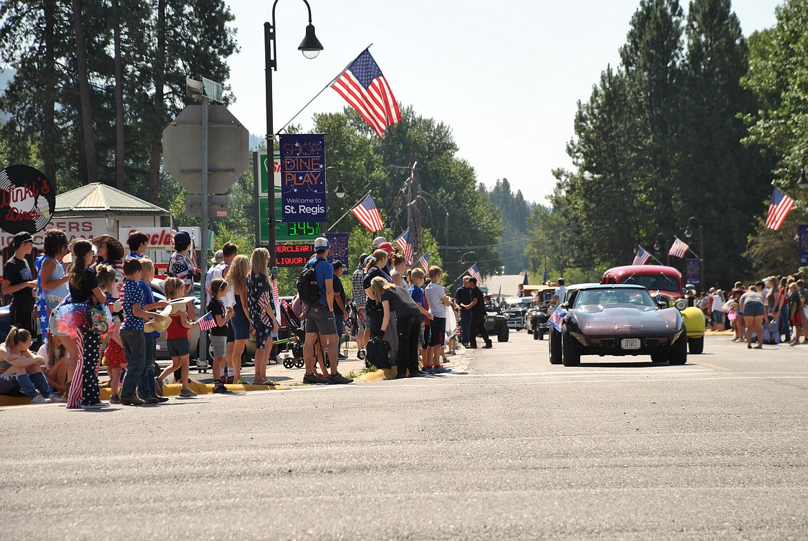 Longtime residents Dave and Linda Jensen were grand marshals of the St. Regis Fourth of July parade. (Mineral Independent/Amy Quinlivan)