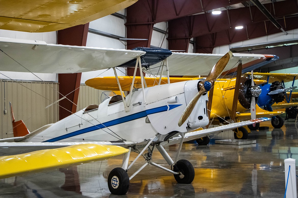 The Stonehenge Air Museum features more than two dozen airplanes, the majority of which can still fly, throughout history with the oldest being from 1917. The planes are located in a hanger on the family's property. (Kate Heston/Daily Inter Lake)