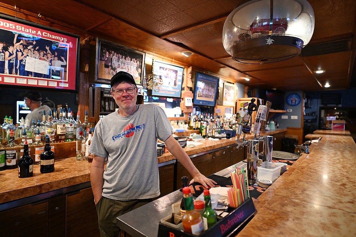 Cary Finberg at the Columbia Bar on Monday. The bar has been in the Finberg family since 1965. (Chris Peterson photo)