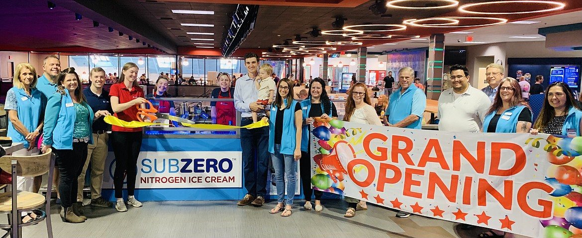 The Hayden Chamber of Commerce celebrated a ribbon cutting at Sub Zero Nitrogen Ice Cream.
