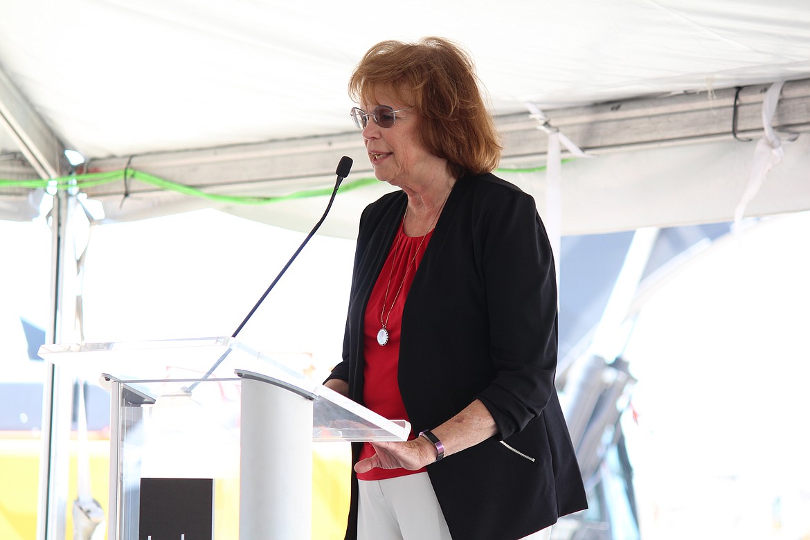 Senator Judy Warnick said working out the conditions that allowed the Twelve company to build its facility in Moses Lake was a bipartisan effort. She also said she was excited to see that two of the founders of Twelve are women.