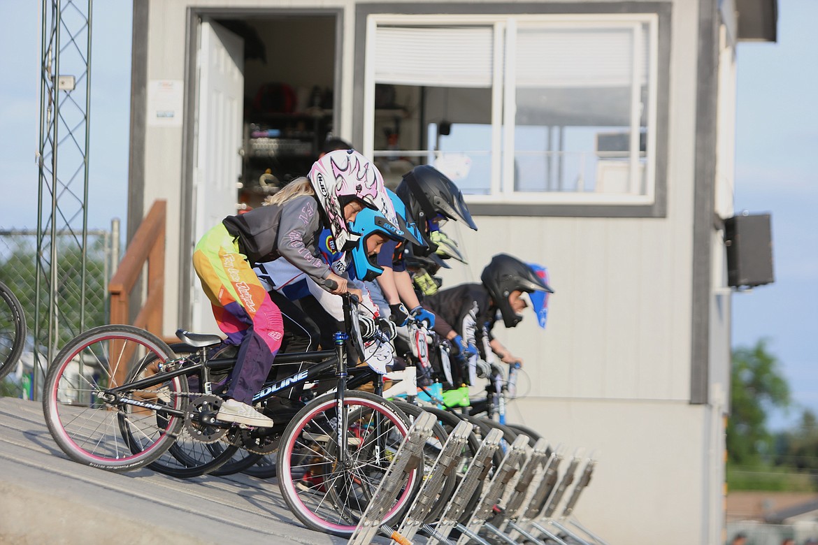 Riders will be at the Larson BMX track for Moses Lake’s BMX weekly single-point race on Friday night.