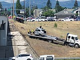 Car crashes into Idaho Street bridge in Post Falls
