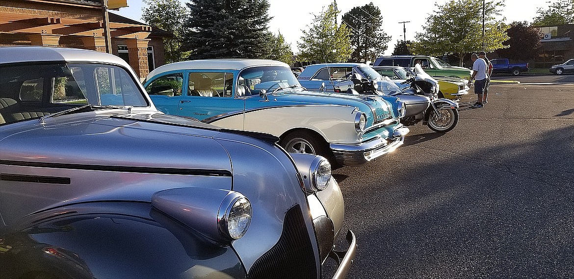 Classic cars line the street in Othello during a prior year's All-City Classic Car Show. The show is one of several car shows held in the Columbia Basin which has a significant culture of automotive appreciation.