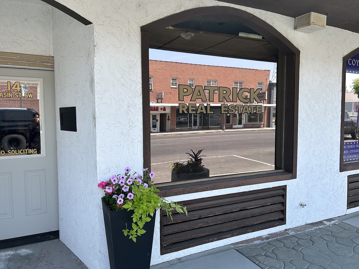 Patrick Real Estate is located on Basin Street in Ephrata. Owner Theresa Scheib said the housing market is in a “weird stalemate” right now.