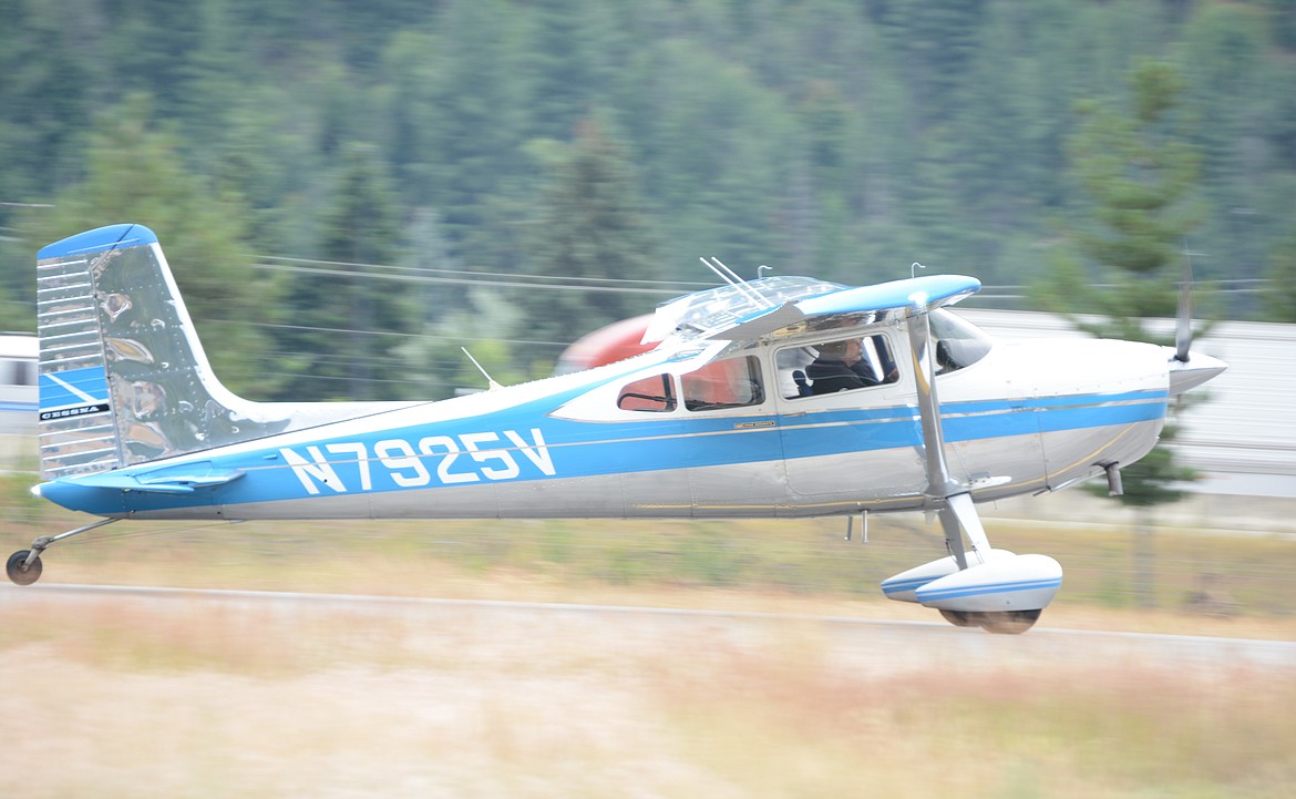 30 planes visited the Shoshone County airport Tuesday morning and were greeted by a crowd of locals during a stop on the Puget Sound Antique Airplane Club air tour.