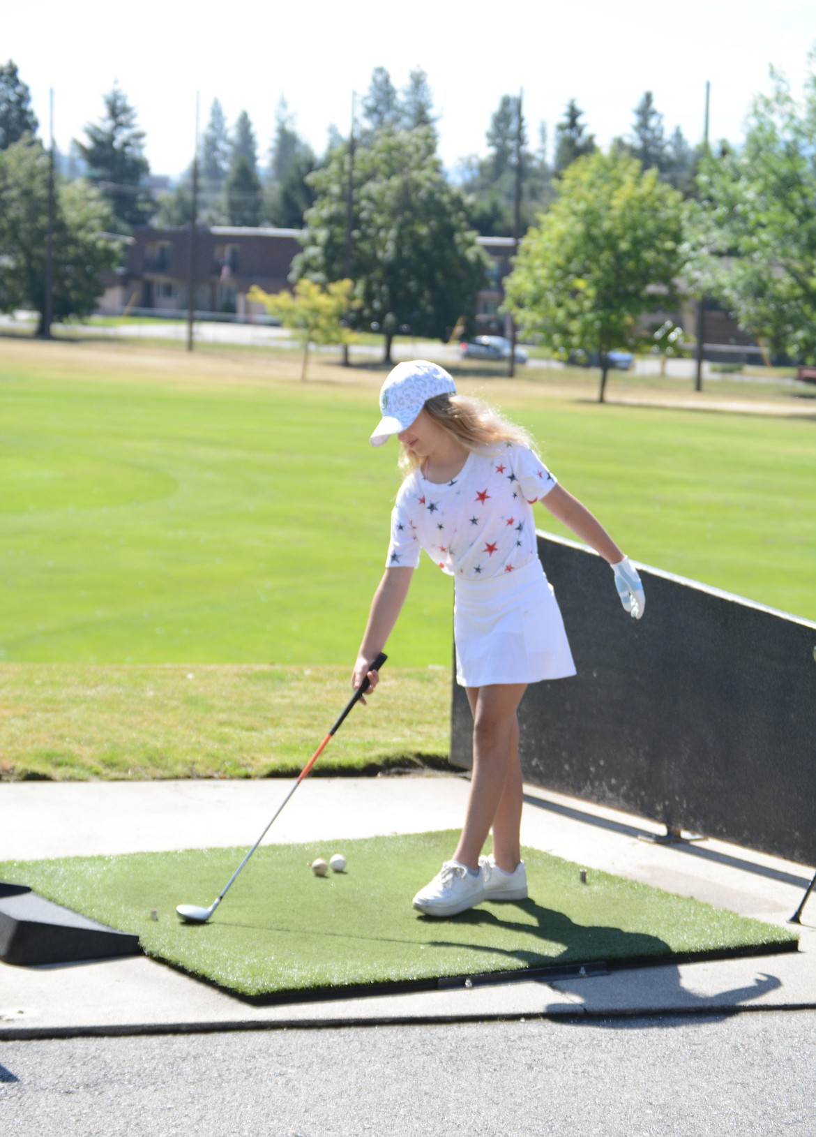 Madison Fisher, 9, practiced at the driving range while her mother, Michelle Fisher, talked her through the proper stance to maintain and what to work on.

Kids learned the basics of golf Thursday morning during a youth recreation program put on through the Coeur d’ Alene Parks and Recreation Department at the Coeur d'Alene Public Golf Club. In total, about 48 children participated between two age groups.