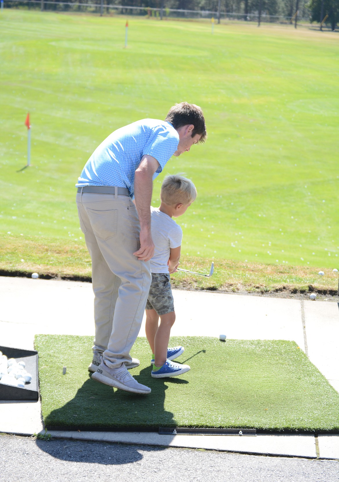 Kids practiced their golf skills during a youth recreation program put on through the Coeur d’ Alene Parks and Recreation Department at Coeur d'Alene Public Golf Club. In total, about 48 children participated between two age groups.