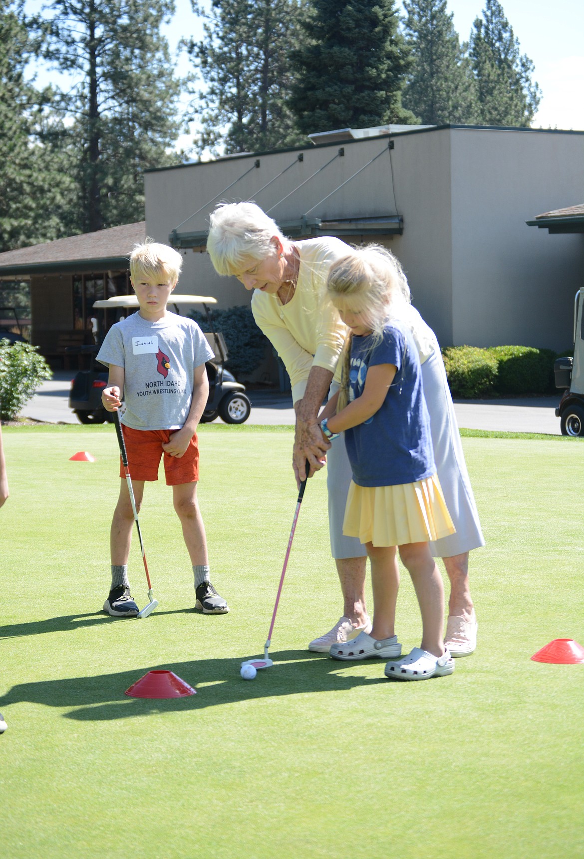 Kids practiced their golf skills during a youth recreation program put on through the Coeur d’ Alene Parks and Recreation Department at Coeur d'Alene Public Golf Club. In total, about 48 children participated between two age groups.