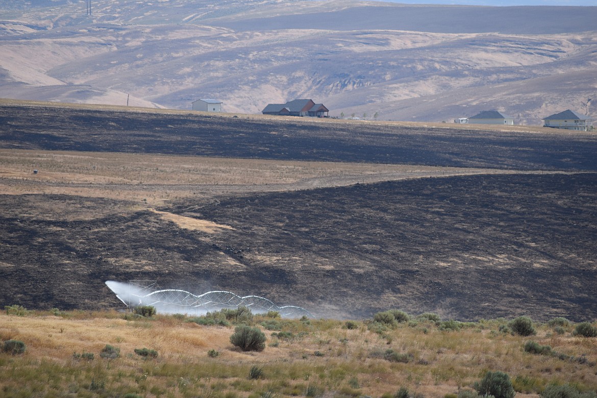 The Baird Springs fire near Crescent Bar is mostly out, according to authorities, except for a couple of smoldering spots. The fire threatened homes and agricultural land near Crescent Bar earlier this week.