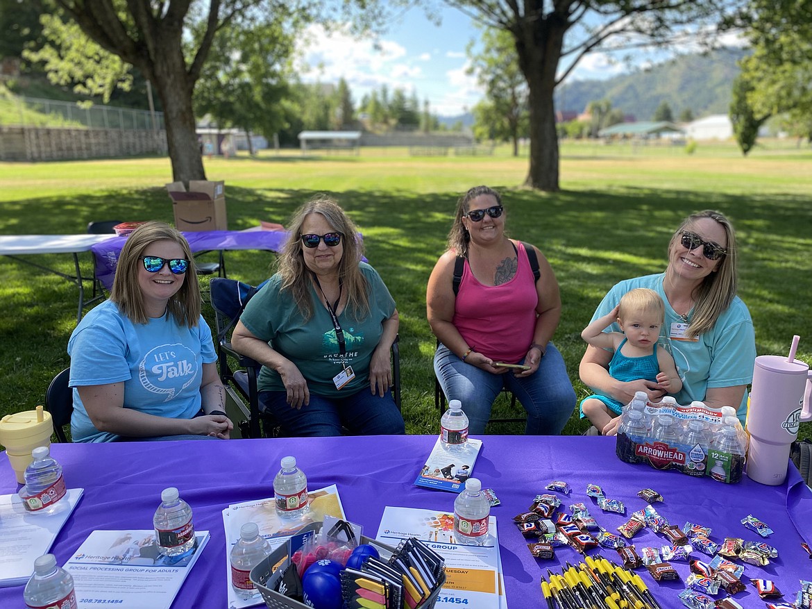 The S.A.V.E. Coalition and Silver Valley Chamber partnered to host a community healing event in Kellogg City Park to check in with residents and help provide avenues to process feelings and assess mental health for people in need. The event Thursday merged with the weekly Kellogg Music in the Park series to reach more people.