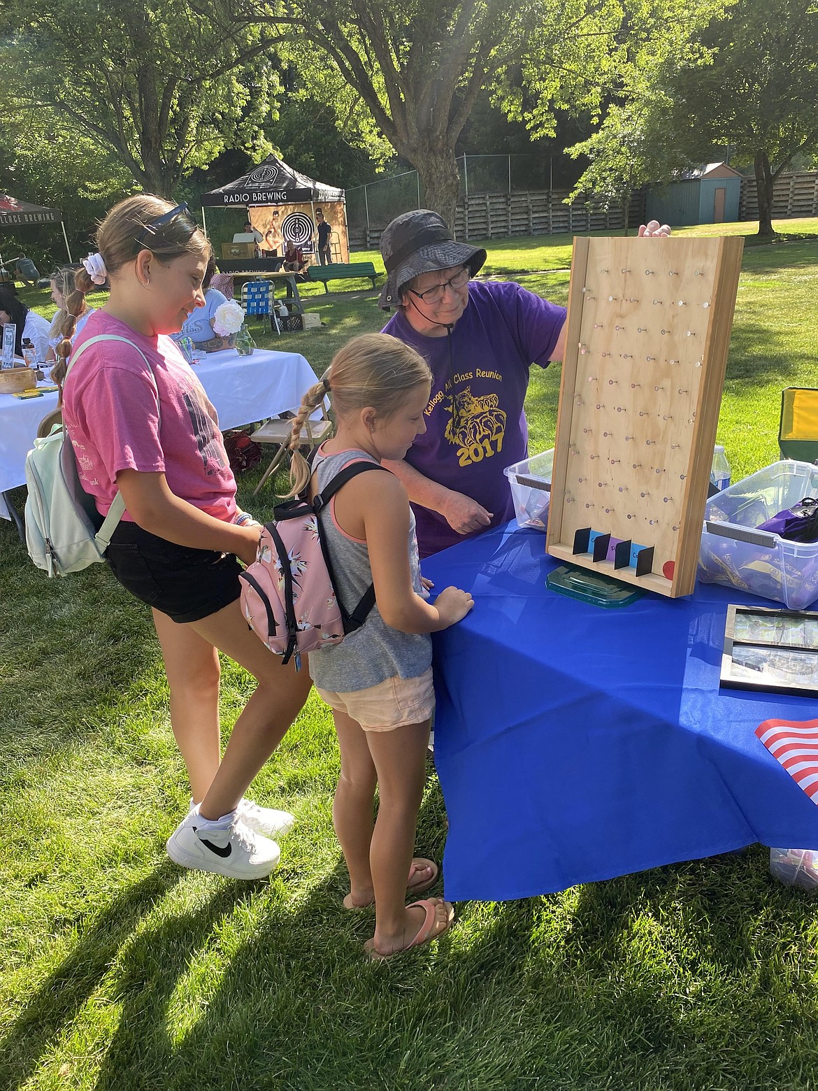 The S.A.V.E. Coalition and Silver Valley Chamber partnered to host a community healing event in Kellogg City Park to check in with residents and help provide avenues to process feelings and assess mental health for people in need. The event Thursday merged with the weekly Kellogg Music in the Park series to reach more people.