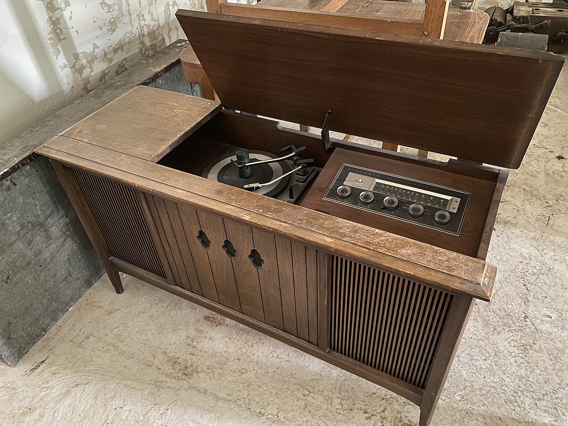 A 1970s Sylvania stereo with record player is among the items being deaccessioned by the Bonner County History Museum. The item was determined to not be relevant to Bonner County history and has no provenance connecting it to the county, officials said in the auction catalog.