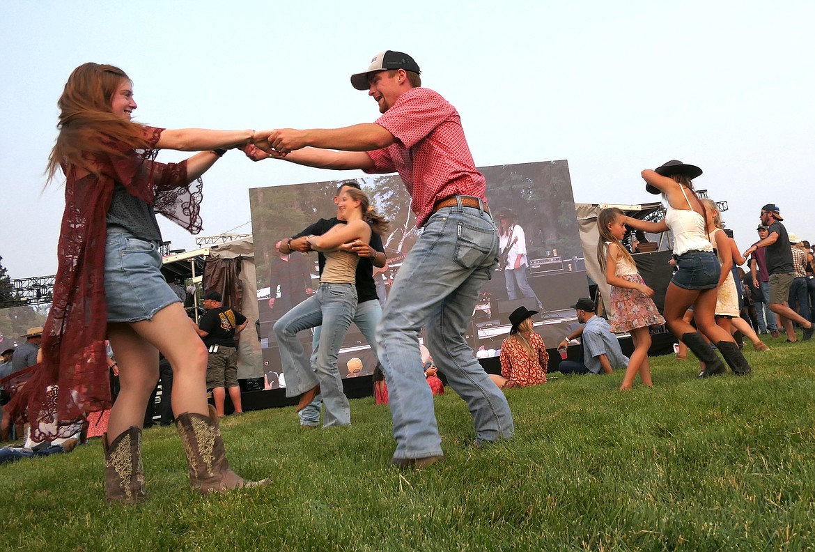 Crowds gather on Big Mountain Ranch for the Under the Big Sky music festival on Friday, July 14, 2023. (Matt Baldwin/Daily Inter Lake)