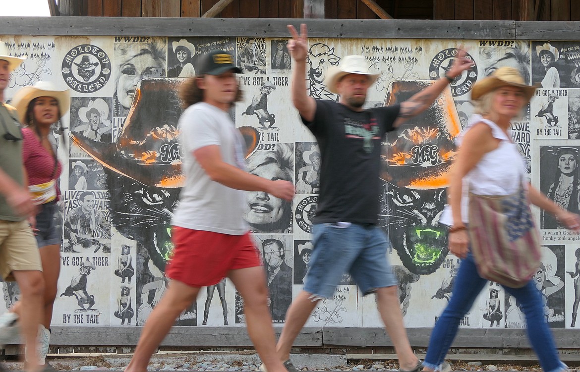 Crowds gather on Big Mountain Ranch for the Under the Big Sky music festival on Friday, July 14, 2023. (Matt Baldwin/Daily Inter Lake)