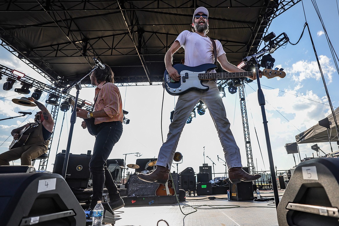 Hogslop String Band perform at Under the Big Sky on July 15. (JP Edge photo)