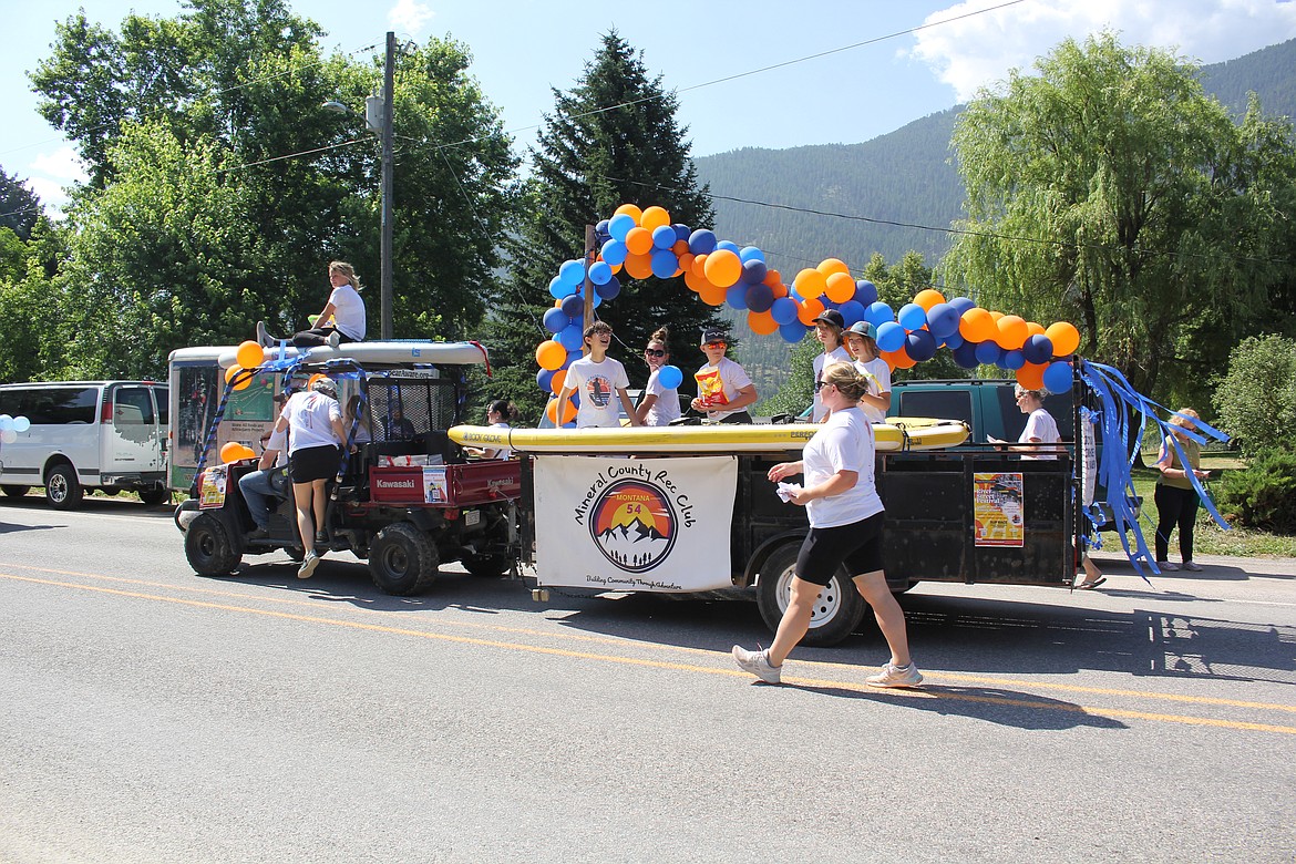 The parade at Alberton Railroad Days. (Monte Turner/Mineral Independent)